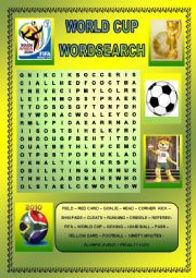 English Worksheet: World Cup 2010