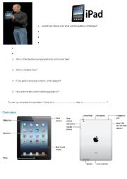 English Worksheet: Ipad: first release video