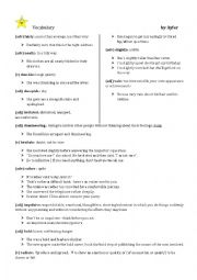 English Worksheet: vocabpool