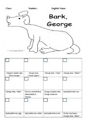 Bark Geroge (prediction and make a sequence and draw the situation)