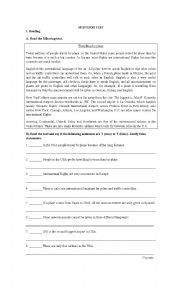 English Worksheet: Mid Term