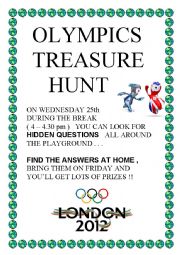 Olympic Games Treasure Hunt