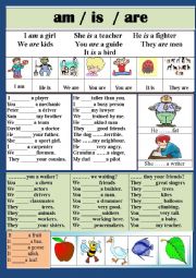 English Worksheet: To Be