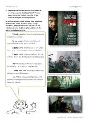 English Worksheet: children of men / Speaking