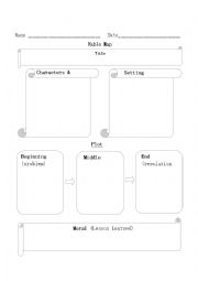 English Worksheet: Fable Organizer