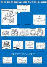 English Worksheet: HOW OLD ARE YOU?