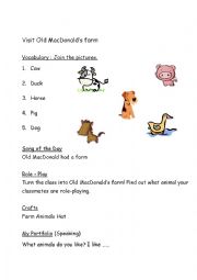 English Worksheet: Farm Animals