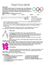 English Worksheet: olympic games symbols