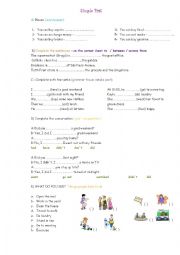 English Worksheet: Simple Past