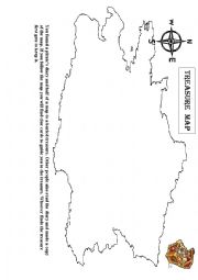 English Worksheet: Treasure Maps