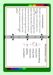 English Worksheet: ERROR CORRECTION