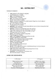 English Worksheet: WAYS OF COOKING