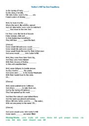 Sutters Mill Lyrics with Blanks and the Missing Words