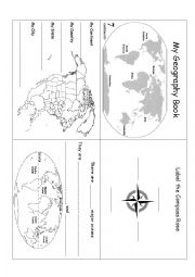 English Worksheet: Geography Book/Worksheet