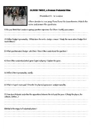 English Worksheet: Oliver Twist : in London