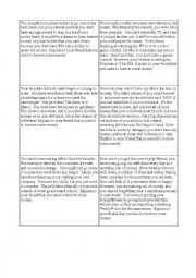 English Worksheet: Financial roleplays for teenagers