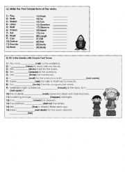 English Worksheet: Past Simple.