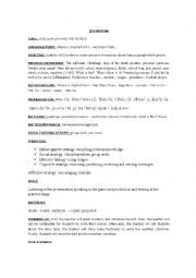 English Worksheet: Lesson plan for an 80 minute lesson. Where is he/she from? She/he is from...
