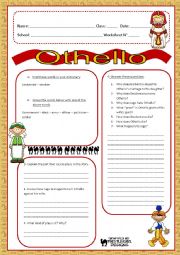 English Worksheet: Othello