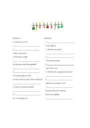 English Worksheet: PAIR DICTATION 