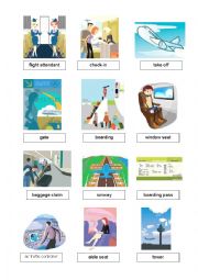 English Worksheet: Air Traveling