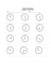 Reading an Analog clock