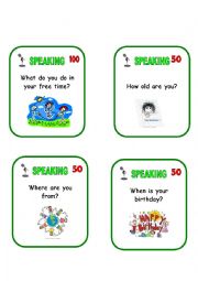 English Worksheet: Game