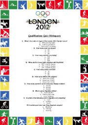 English Worksheet: Olympic Games 