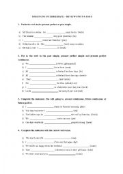 English Worksheet: Exercises