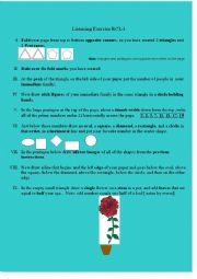 English Worksheet: Listen & Do Exercise RCL-1