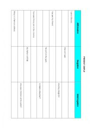 English Worksheet: Present Simple drilling