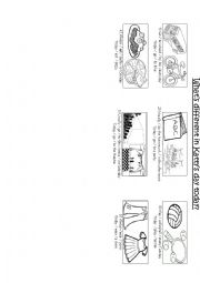 English Worksheet: Whats different in Kattys day today?
