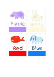 English Worksheet: English Colors Kids
