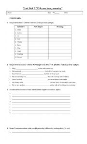 English Worksheet: Past Simple