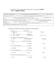 English Worksheet: Present Perfect