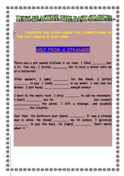 English Worksheet: PAST SIMPLE