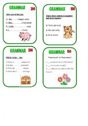 English Worksheet: GAME