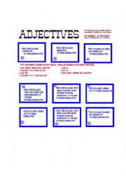 English Worksheet: Adjectives   Comparative and Superlative