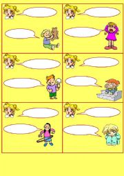 English Worksheet: How Are You Today (Activity Card #1)
