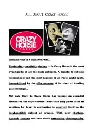 English Worksheet: All About Crazy Horse