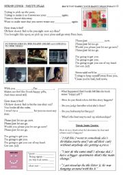 English Worksheet: Norah Jones - Happy Pills