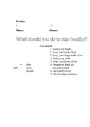 What should you do to stay healthy?