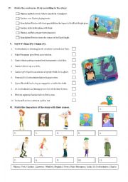 English Worksheet: Phineas and Ferb - A Hard Days Knight  2/2
