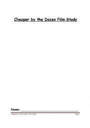 Cheaper by the Dozen Film Study Part 1