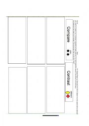 English Worksheet: Compare and Contrast the Revolutionary and Civil Wars