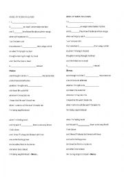 English Worksheet: Angel by Robbin Williams