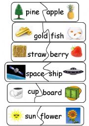 English Worksheet: Compound Words/Game- set 5