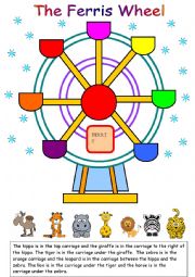 English Worksheet: The ferris wheel