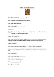 English Worksheet: Indiana Jones - The last crusade