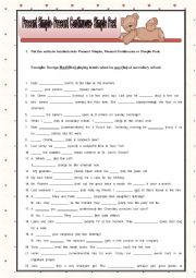 Simple Present- Present Continuous- Simple Past Revision